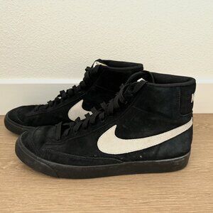 Custom Nike Blazer Mid black suede